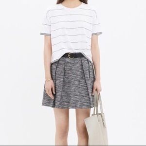 Madewell tweed countdown skirt